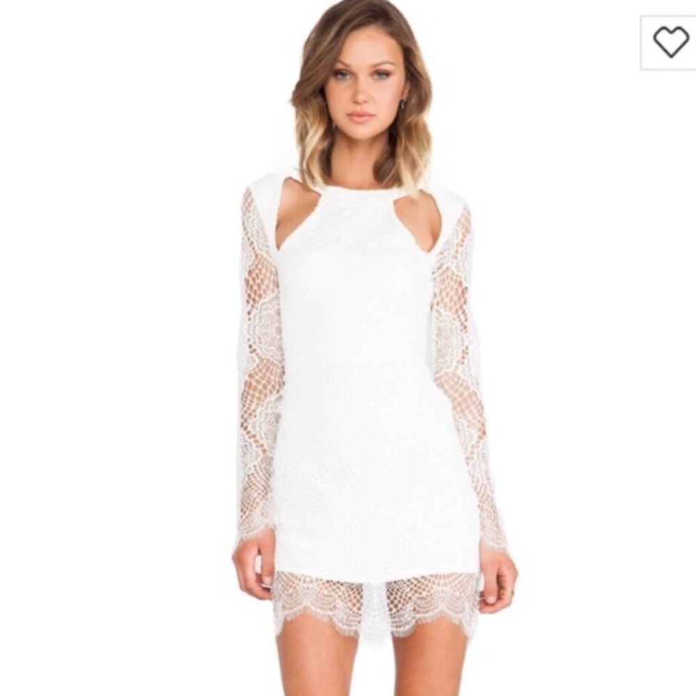 FOR LOVE AND LEMONS 🍋 Cut Out Lace Dress XS